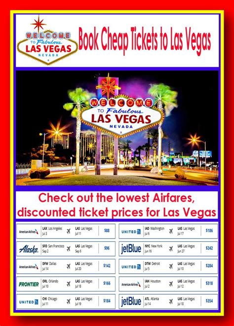 las vegas ticket discount